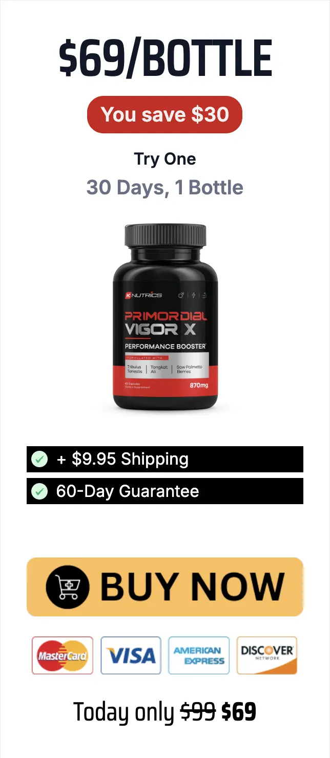 Primordial Vigor X one bottle