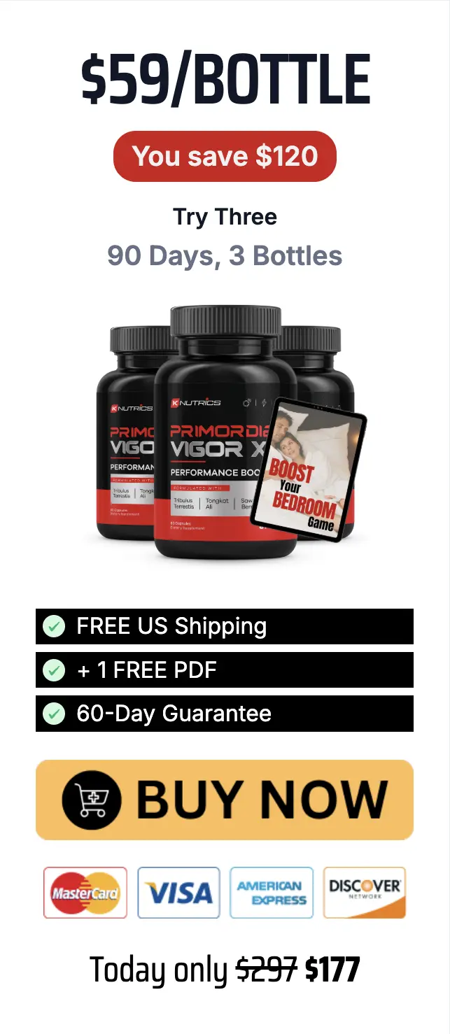 Primordial Vigor X three bottles order